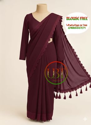 প্রিমিয়াম লেস টারসেল শাড়ি_img_12