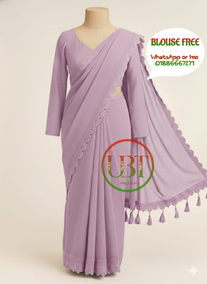 প্রিমিয়াম লেস টারসেল শাড়ি_img_13