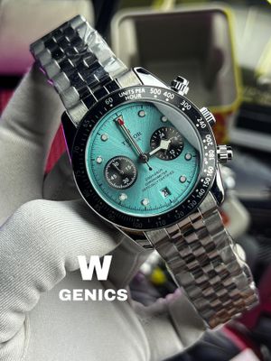 Tudor Chronograph Tiffany Dial Silver Chain_img_0