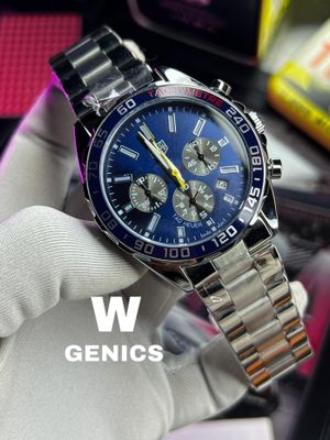 Tag Heuer Anniversary Blue Dial Silver Chain_img_0