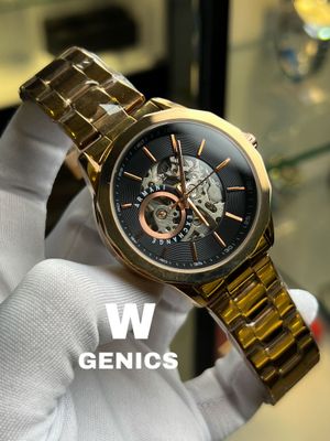 Armani Exchange Auto Chain RG Black Dial_img_0