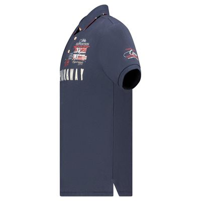 Man - Polo Short Sleeve 100% Cotton Navy_img_2