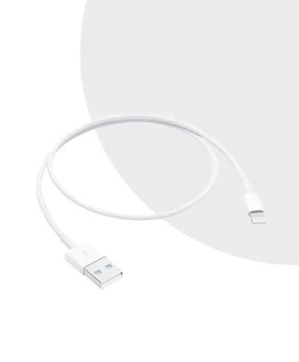 Apple Lightning Cable – USB‑C to Lightning & Lightning to USB (MFi Certified)
