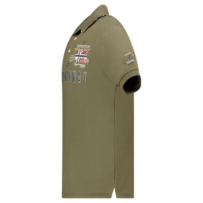 Man - Polo Short Sleeve 100% Cotton Khaki_img_2