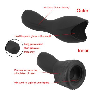 Penis Plug Cock Enlargement Pump Urethral Sound Vibrators For Men Glans Exerciser Male Masturbation Machine Sex Toy Adult Erotic_img_4
