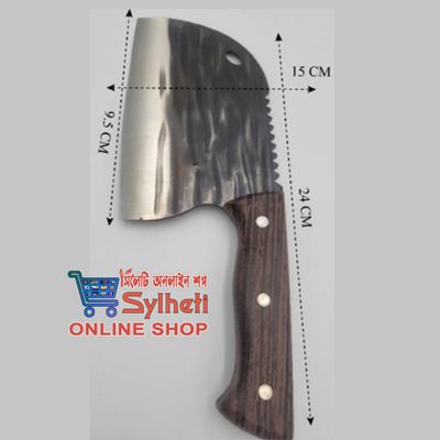 Kitchen Knife – Damascus Steel with Wooden Handle_img_1