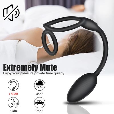 25cm Long Cockring Vibrator For Men Anal Plug Penis Ring Prostate Massager Women Vaginal Ball Male Masturbator Sex Toys Couple_img_3