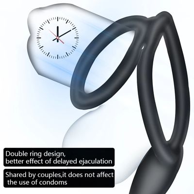 25cm Long Cockring Vibrator For Men Anal Plug Penis Ring Prostate Massager Women Vaginal Ball Male Masturbator Sex Toys Couple_img_4