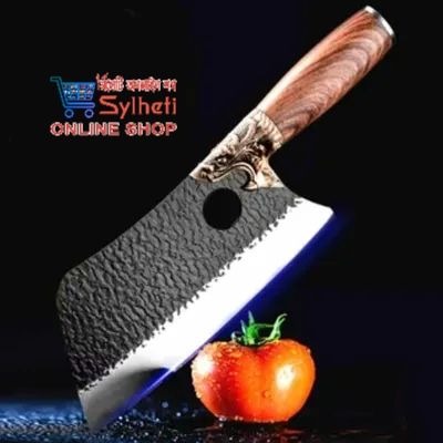 Kitchen Knife – Damascus Steel with Wooden Handle_img_0
