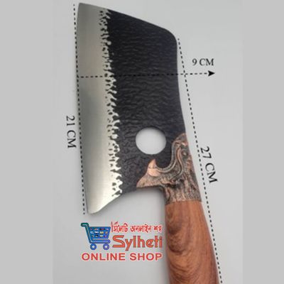 Kitchen Knife – Damascus Steel with Wooden Handle_img_1