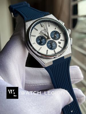 TISSOT PRX FIBER BELT BLUE AND WHITE_img_0