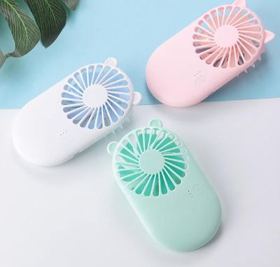 USB rechargeable Lithium battery portable handheld mini pocket Fan_img_0