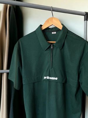 Premium Oversized ZipCollar T-Shirt_img_1