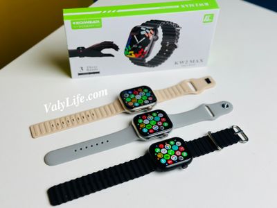 Keqiwear KW2 Max Smartwatch With 3 Bracelets – 49mm | Premium Curve Display Smartwatch_img_0