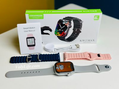 Keqiwear KW2 Max Smartwatch With 3 Bracelets – 49mm | Premium Curve Display Smartwatch_img_1