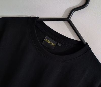 Premium Solid Black Colour T-shirt_img_1