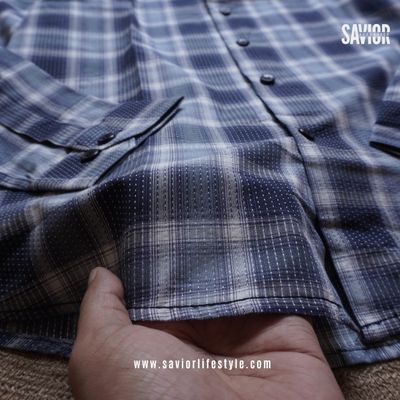 Blue Shadow - Pocketless Full Sleeve Check Shirt_img_5