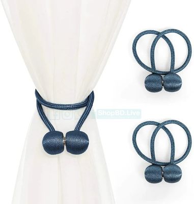 2 Pcs Magnetic Curtain Tiebacks | European Style Decorative Rope Buckle for Sheer & Blackout Curtains | Price in BD_img_4