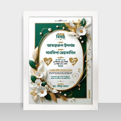 Bibaho Soronika Frame - বিবাহ স্মরণিকা - Code: BS16_img_1