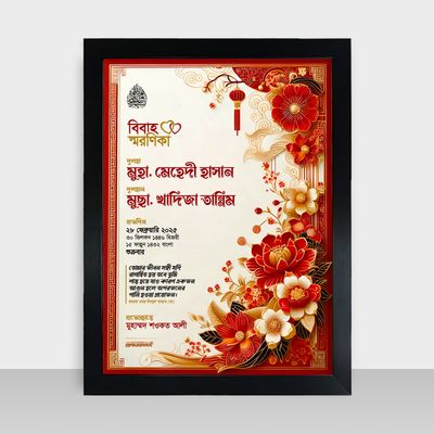 Bibaho Soronika Frame - বিবাহ স্মরণিকা - Code: BS17_img_0