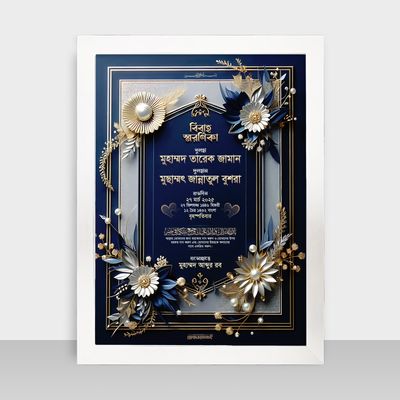 Bibaho Soronika Frame - বিবাহ স্মরণিকা - Code: BS18_img_1
