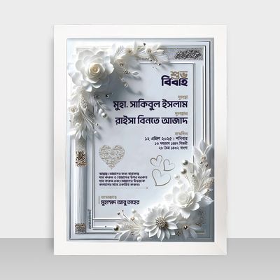 Bibaho Soronika Frame - বিবাহ স্মরণিকা - Code: BS22_img_1