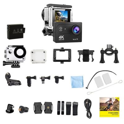 AUSEK ATS9R Action Camera Ultra HD 4K 60FPS Waterproof Camera Anti-shake IS WIFI Remote Control Sports Camera_img_1