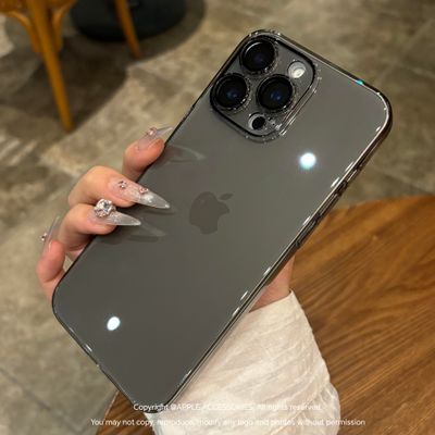 Guaranteed Anti Yellow Smoky Transparent Crystal Case_img_1