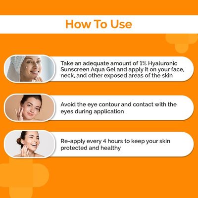 The Dermaco 1% Hyaluronic Sunscreen Aqua Gel - 50g_img_4