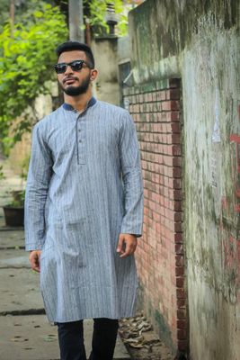 Men's Majestic Panjabi - Ash_img_0