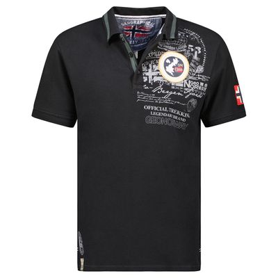 Men - Polo Short Sleeve 100% Cotton Black_img_0