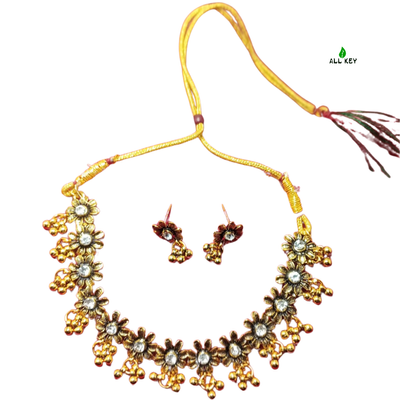 Phoolmala Antique Choker Set