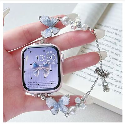 S9 Pro smart Watch with butterfly bracelet_img_0