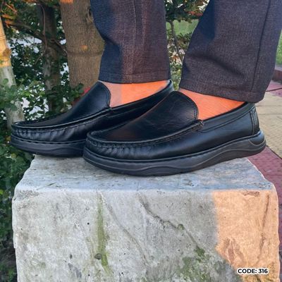 Genuine COW Leather Light Weight Casual Shoes -316_img_1