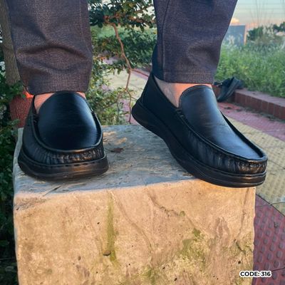 Genuine COW Leather Light Weight Casual Shoes -316_img_4