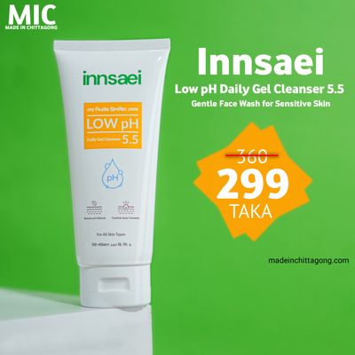 Innsaei Low pH Daily Gel Cleanser 5.5 – Gentle Face Wash for Sensitive Skin – 150ml - 80174_img_0