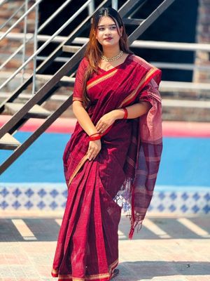 চান্দেরী সিল্ক শাড়ী_img_0