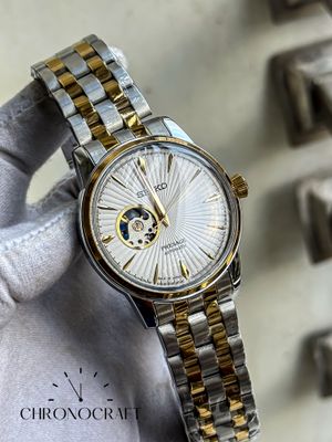 Seiko Presage Automatic White Two Tone AA_img_0