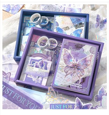 Journal set, Europe and the United States butterfly map warm send series gift box._img_0