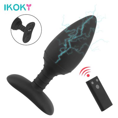 Electric Shock Vibrators Anal Plug For Women Vaginal Balls Men Butt Anus Dilator Prostate Massager Female Masturbator Sex Toys_img_0