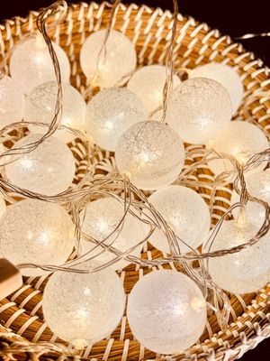 Cotton Ball Fairy Decorative Lights_img_3