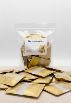 Stand up Hard Ziplock Bag 5kg bundle, Strong plastic zipper bag for food storage ,Packet size without Borders (6.5x4.5) inch.weight Capacity: 250gram_img_2