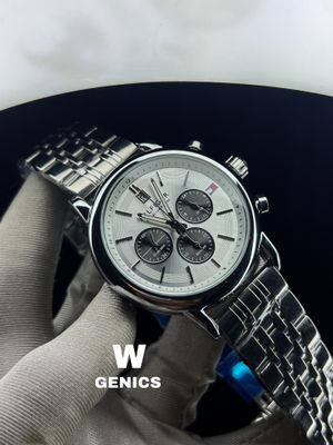 Hilfiger Chain White Dial Black Sub Dial Semi AAA_img_0