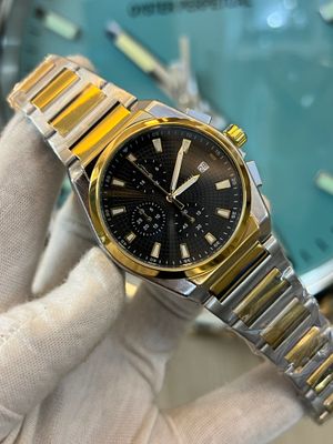 Fossil Twotone Silver Gold (Black Dial) AA_img_0