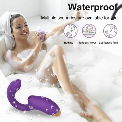 10-Speed Sucking &Licking AV Vibrator - G-Spot Tongue Stimulator with 3D Flirting Tease | Trendy Rechargeable Female Masturbator_img_4