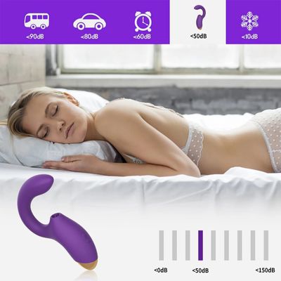 10-Speed Sucking &Licking AV Vibrator - G-Spot Tongue Stimulator with 3D Flirting Tease | Trendy Rechargeable Female Masturbator_img_5