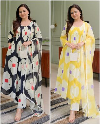 Pure Cotton Grown Three piece | Digital Printed_img_0