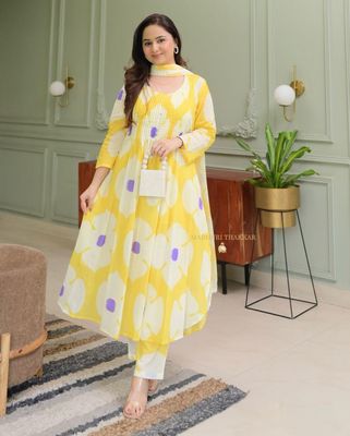 Pure Cotton Grown Three piece | Digital Printed_img_2