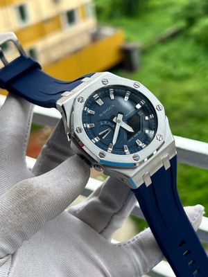 G Shock GMA 2100 Silver Body Blue Belt AAA_img_0