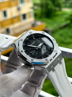 G Shock GMA 2100 White Belt Black Dial AAA_img_0